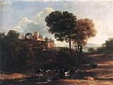 Claude Lorrain Famous Paintings - Landscape with Shepherds